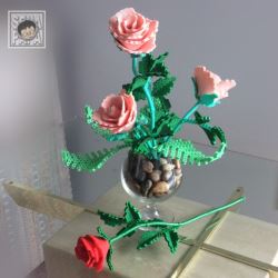 すべての美しい花の画像 75 アイロン ビーズ 花 立体